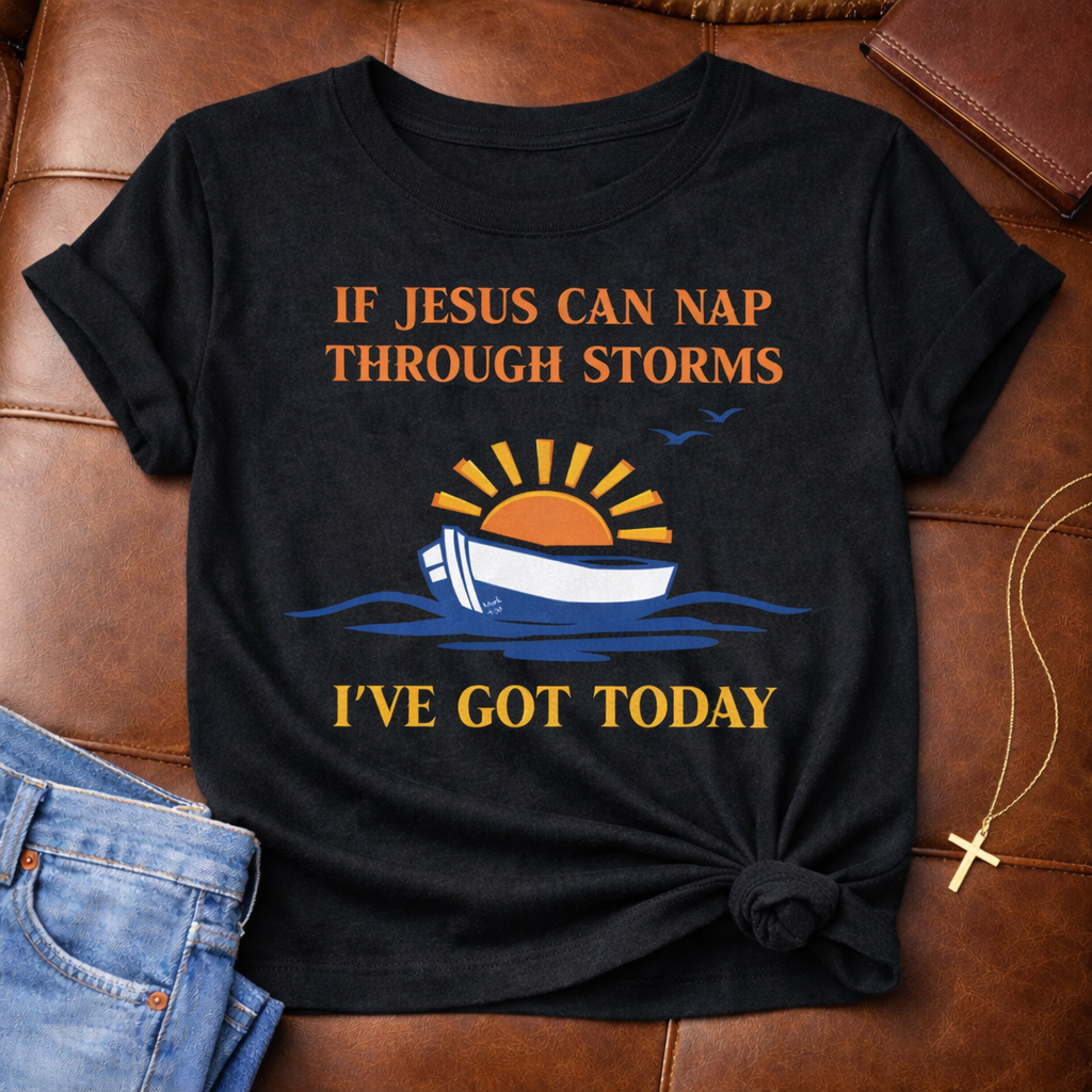 If Jesus Can Nap Through Storms… I’ve Got Today Tee